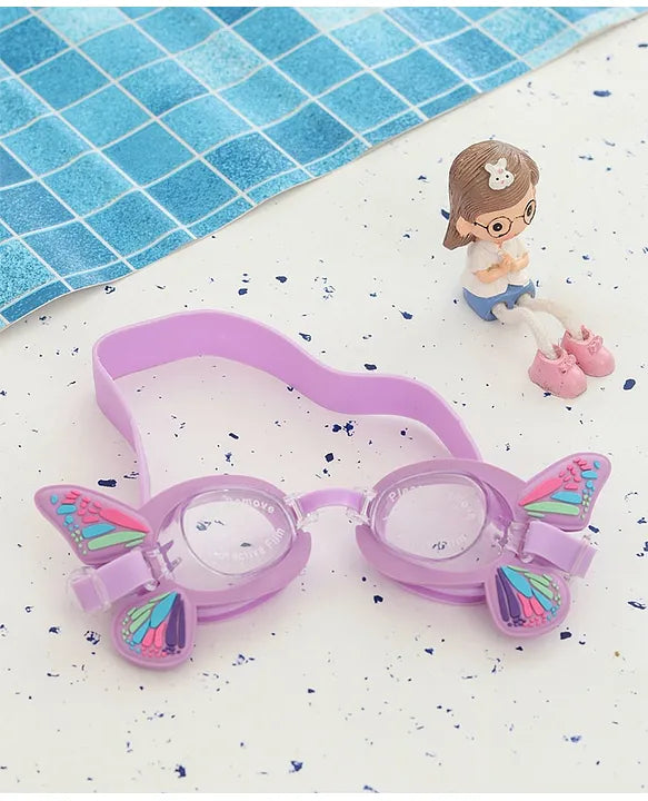Silicon Unique 3D Butterfly Wings Swimming Goggles