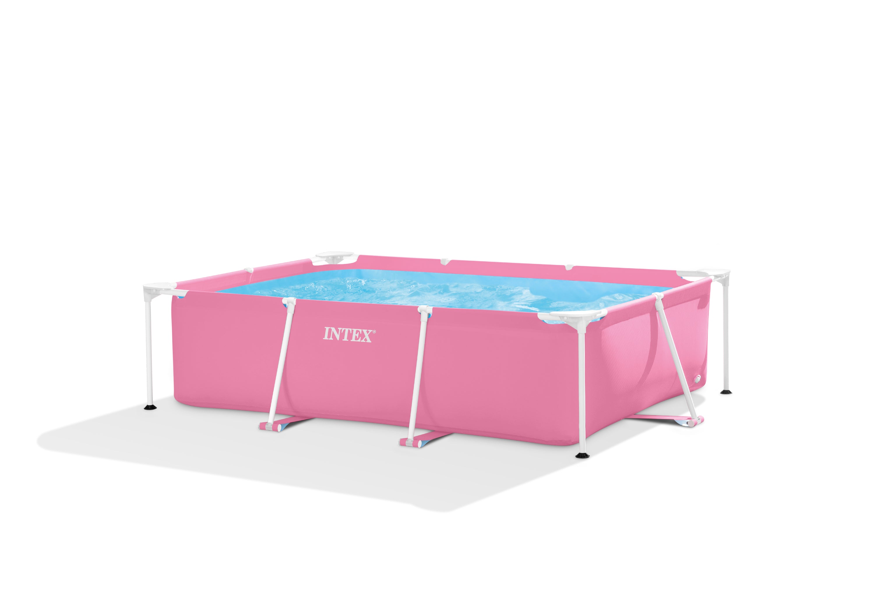 Intex Pink Rectangular Frame Pool 220cm x 150cm x 60cm