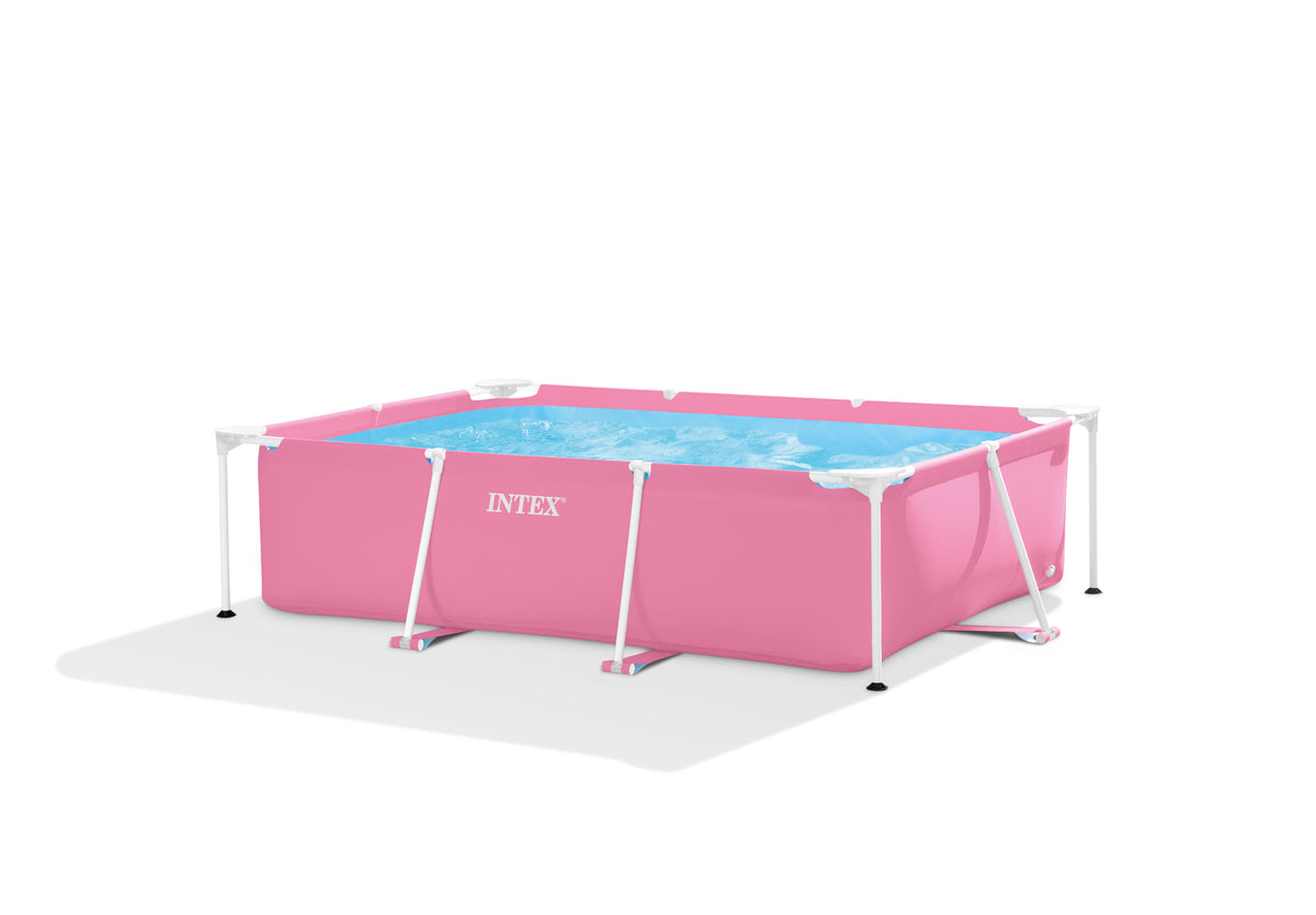 Intex Pink Rectangular Frame Pool 220cm x 150cm x 60cm
