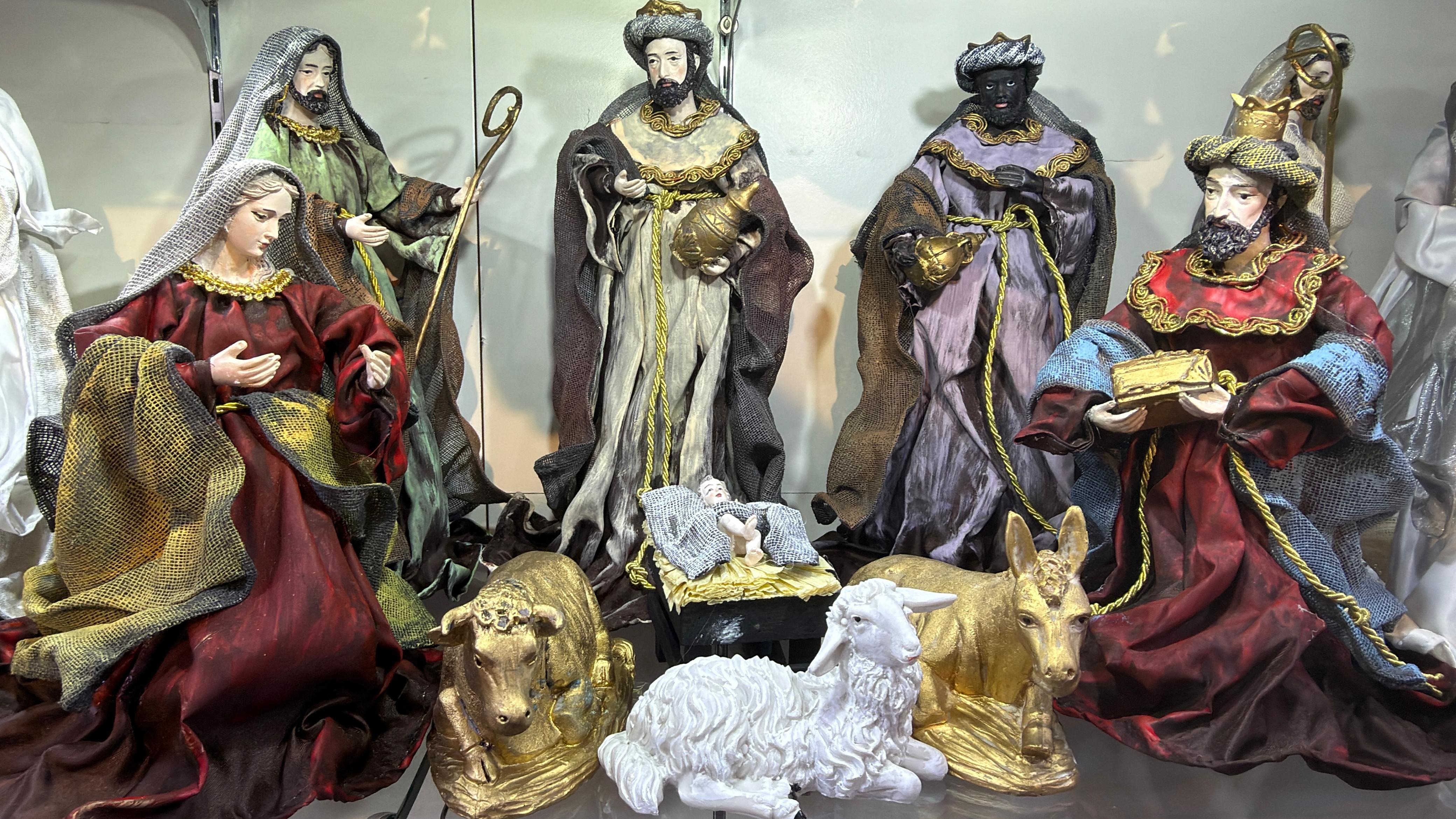 Fabric Nativity Set 12-Inch – 9 Pieces