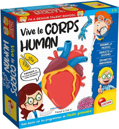Lisciani I'M A GENIUS TALENT SCHOOL - VIVE LE CORPS HUMAIN