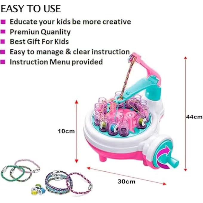 Bracelet Making Machine – 54 Spools & Accessories