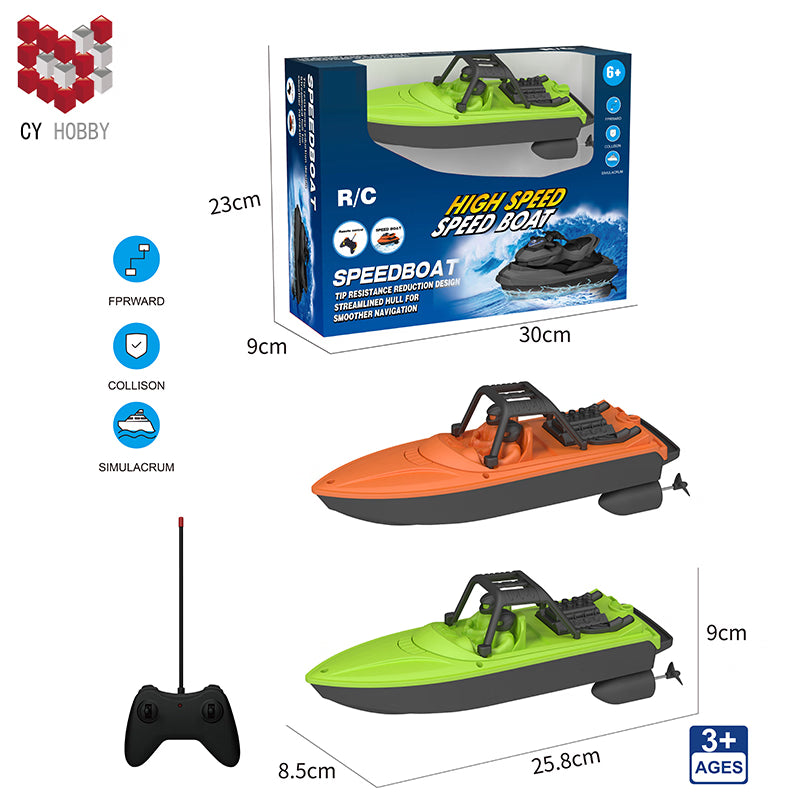 Small Remote Control Boat with Light Touch Switch