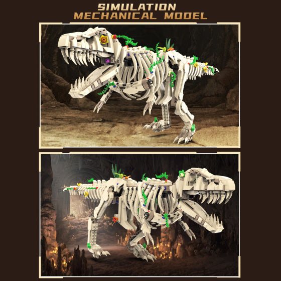 Mechanical Bionic cyborg Tyrannosaurus rex DINOSAUR