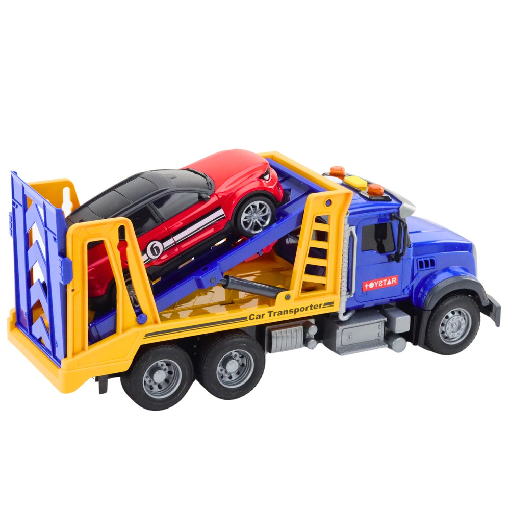 Van Car Transporter with Lights and Sounds