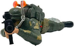 Budetto Battery-Operated Crawling Soldier Toy