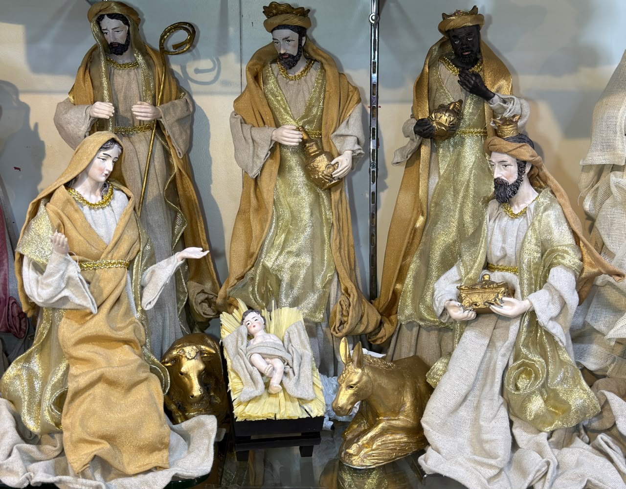 Fabric Nativity Set 16-Inch – 9 Pieces