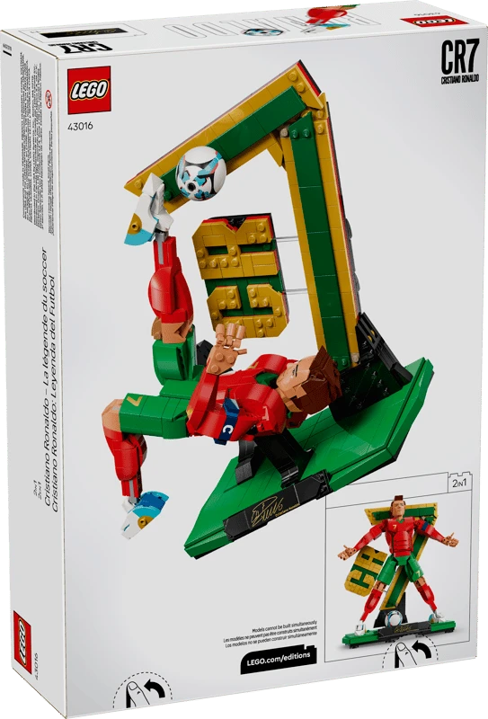 LEGO Editions Cristiano Ronaldo – Soccer Legend 43016 | 854 Pieces