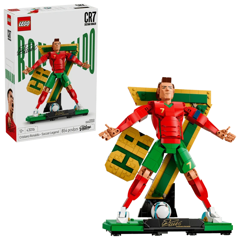 LEGO Editions Cristiano Ronaldo – Soccer Legend 43016 | 854 Pieces