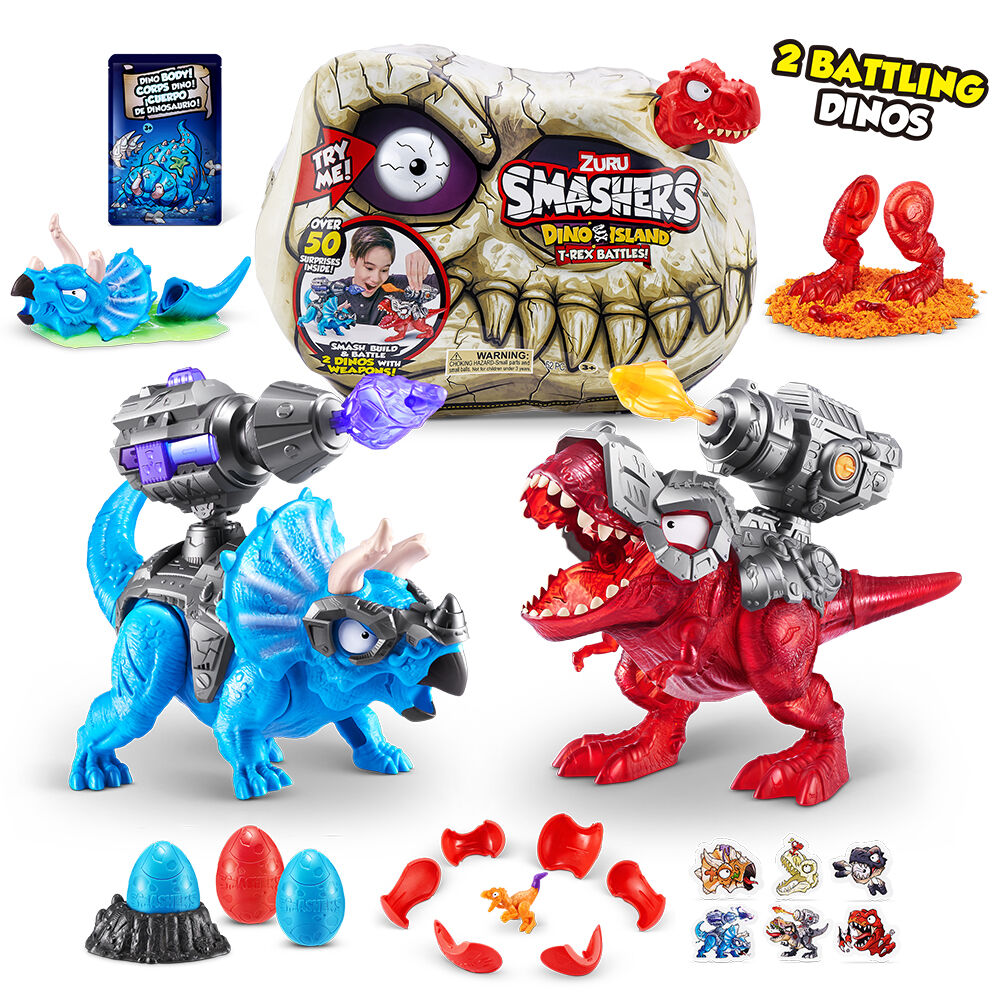 Zuru Smashers Dino Island T-Rex Battles