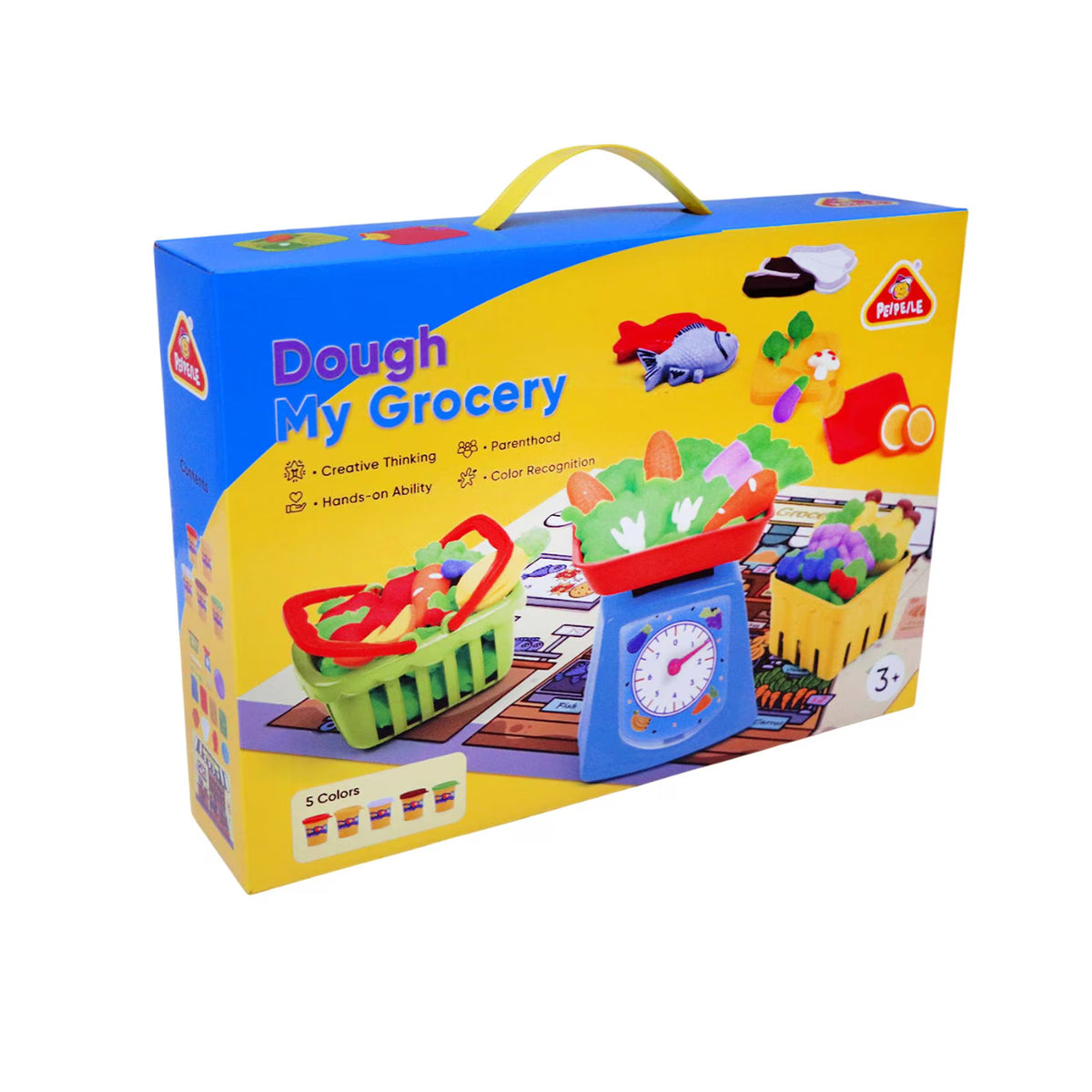 Dough My Grocery Modeling Clay Set – Pretend Food Play
