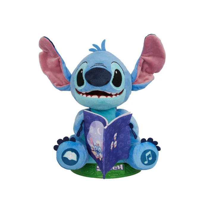 Disney Stitch Storyteller Interactive Plush – 8 Stories & Songs
