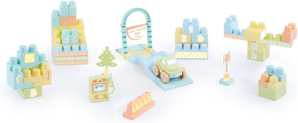 Dolu Road & Blocks Set 5235 – 50 Pieces