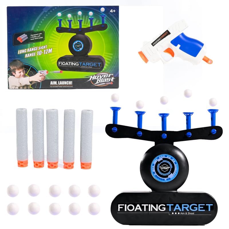 Hover Blast Floating Target Game | Foam Dart Blaster & Air-Powered Base