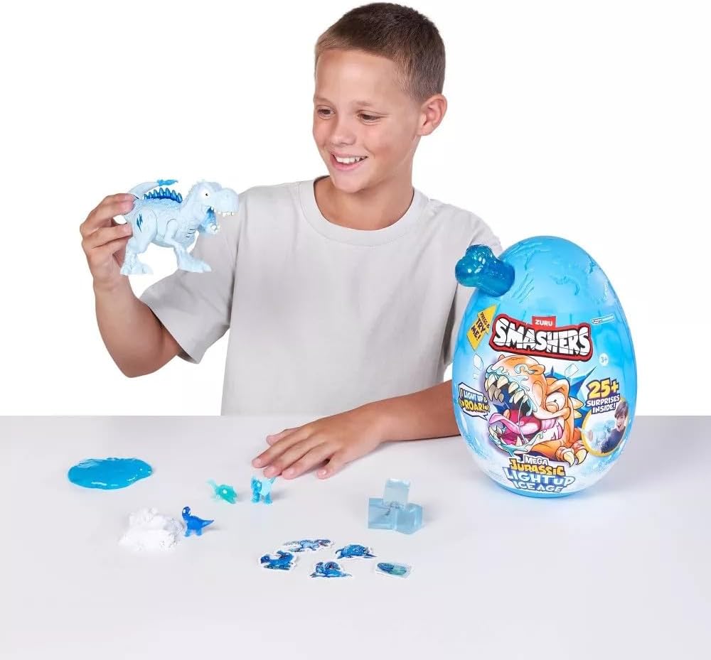 ZURU Smashers Mega Jurassic Light Up Ice Age Egg 74138