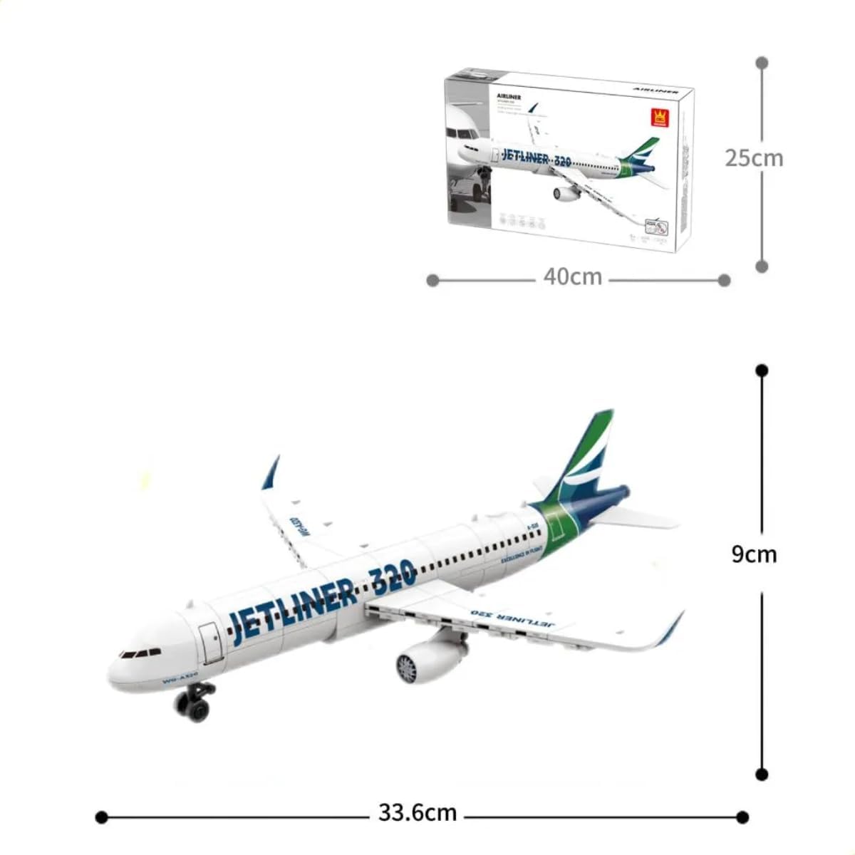 Jetliner 320 – 133 Pieces