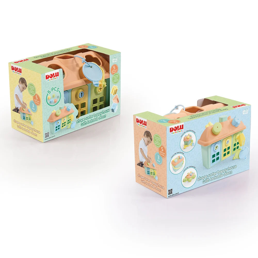 Dolu Shape Sorter Happy House 5297 – 5 Pieces