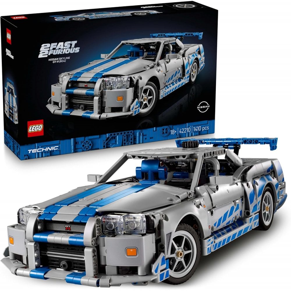 LEGO Speed Champions 2 Fast 2 Furious Nissan Skyline GT-R (R34) 76917 – 319 Pieces