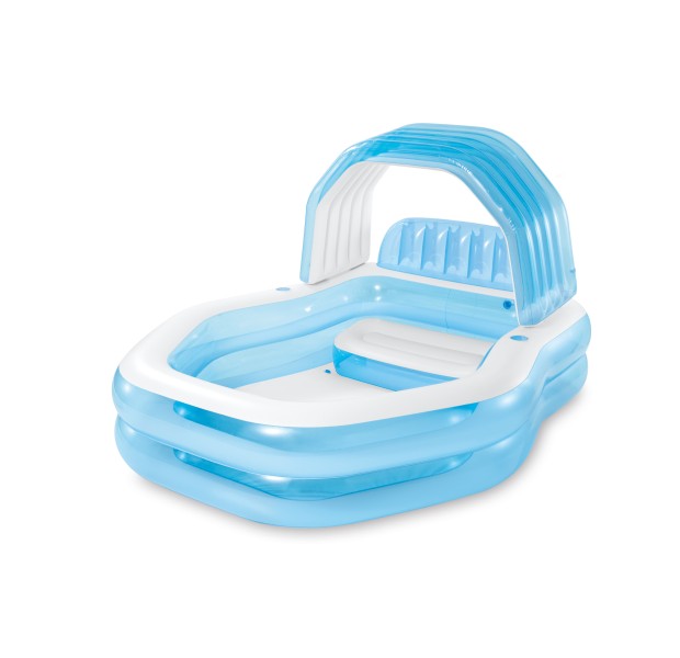 Intex Sun Shade Swim Center Family Inflatable Pool