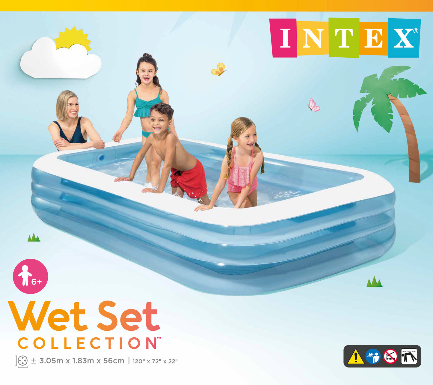 Intex Swim Center Family Pool 305 x 183 x 56 cm