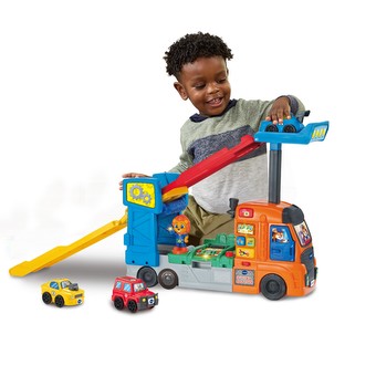 VTech Toot-Toot Drivers 3-in-1 Big Race Truck – Race Track & Repair Shop