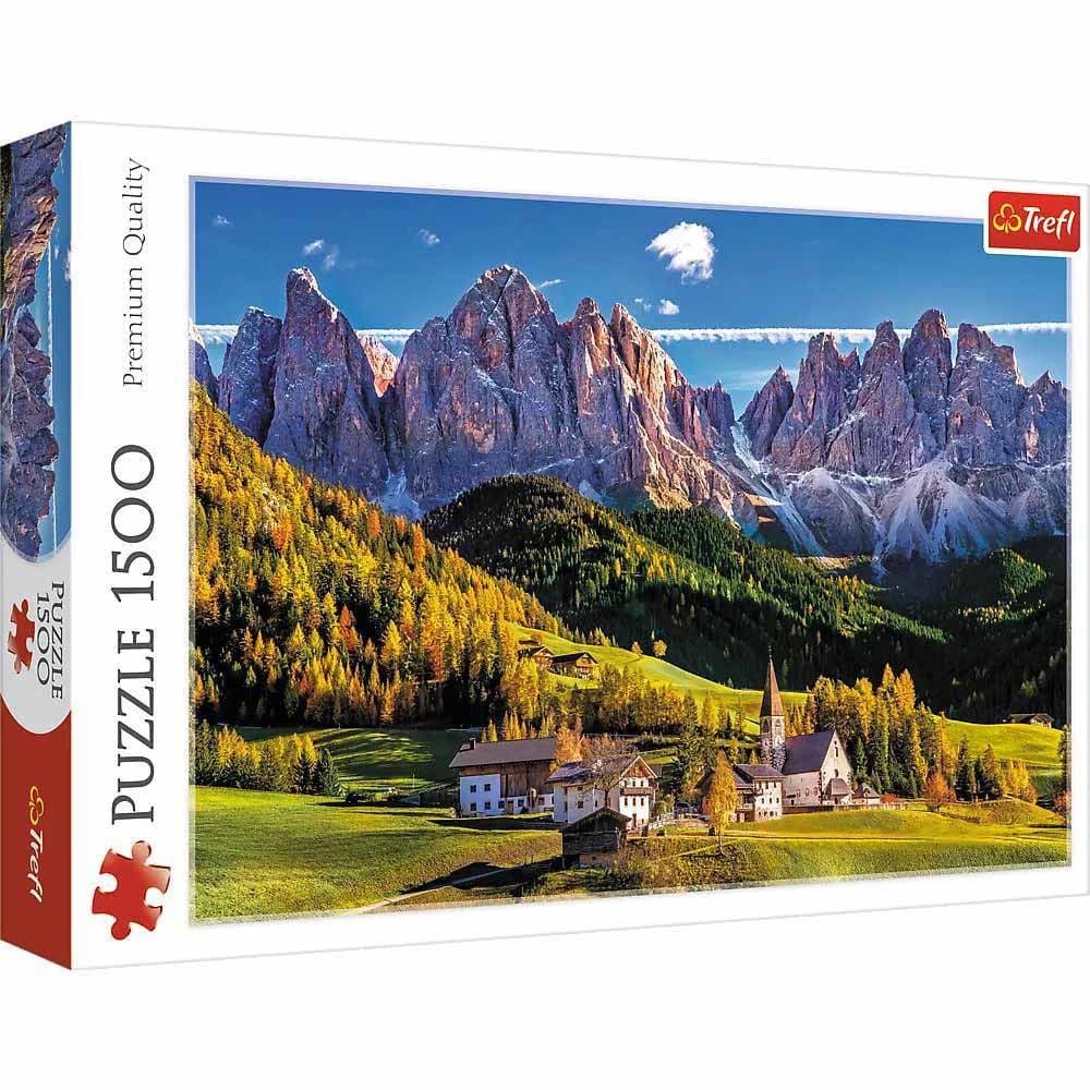 Trefl Val Di Funes Valley, Dolomites, Italy - 1500 Piece