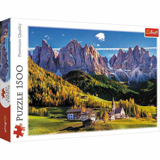 Trefl Val Di Funes Valley, Dolomites, Italy - 1500 Piece