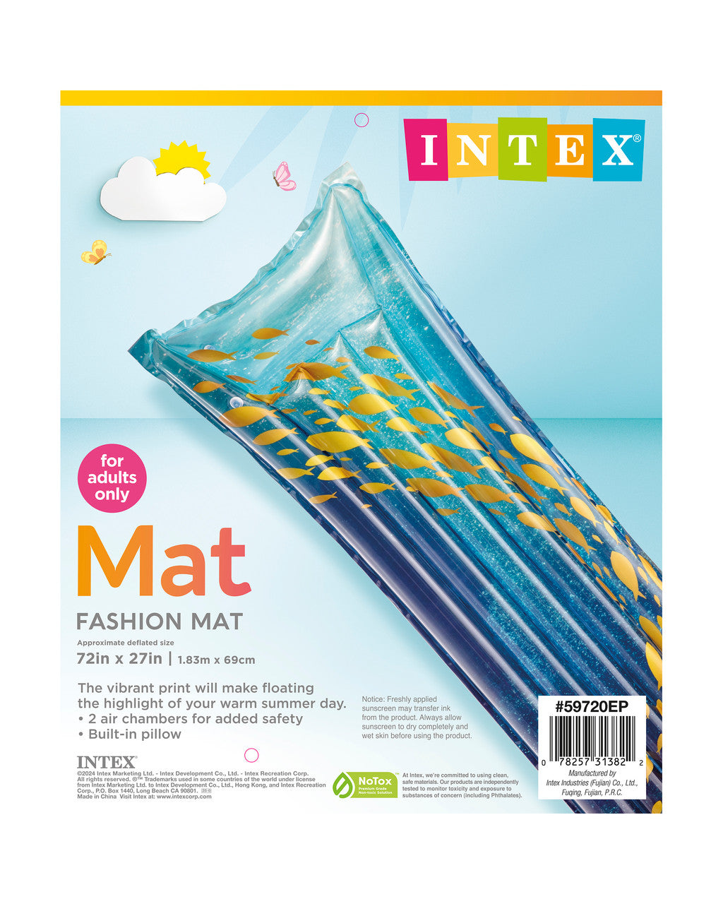 Intex Inflatable Floating Mat 1.83 x 69cm