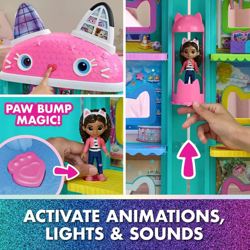 Spin Master Gabby’s Dollhouse Movie Deluxe Dollhouse & Ears set