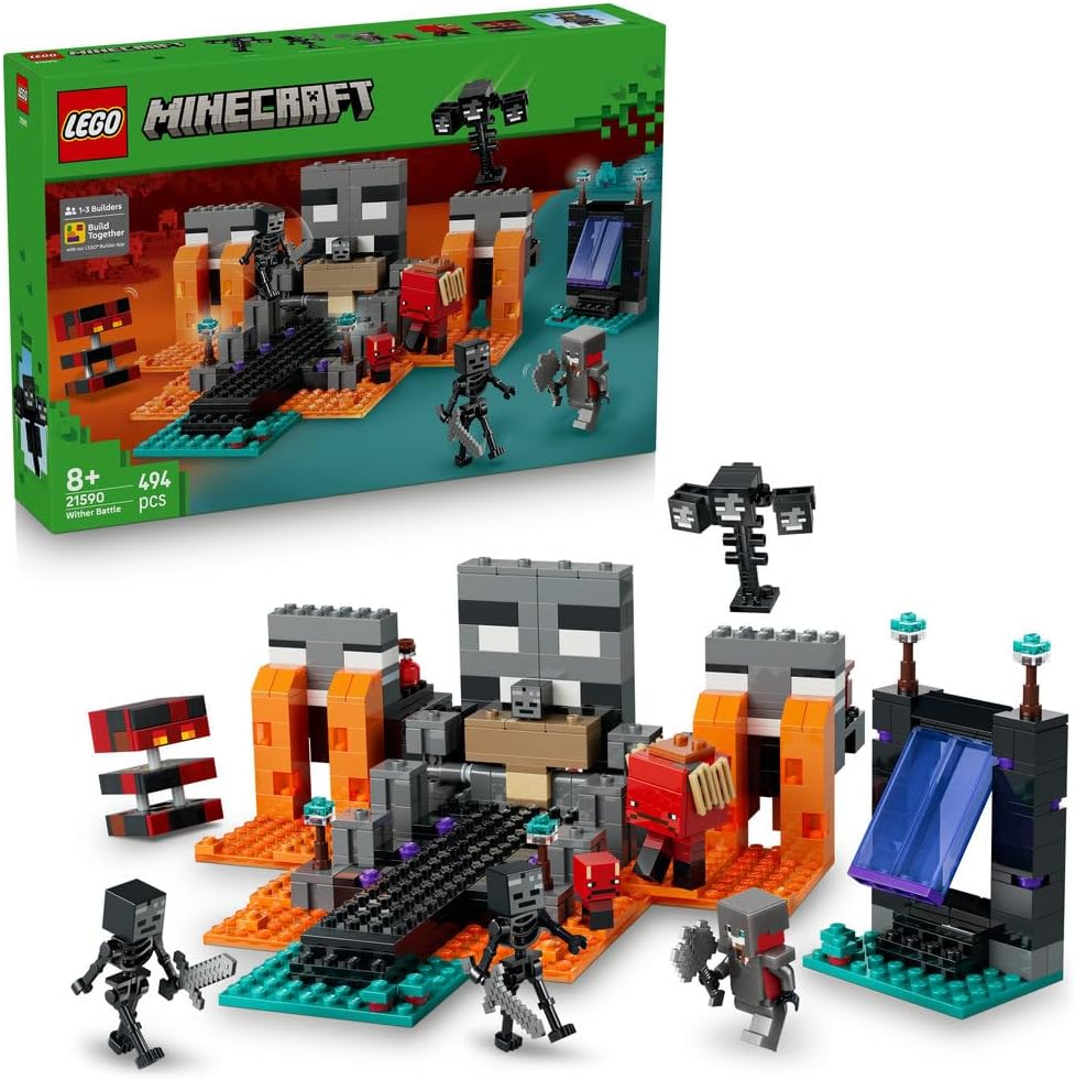 LEGO Minecraft The Wither Battle 21590 – Minecraft Building Set, 494 Pieces