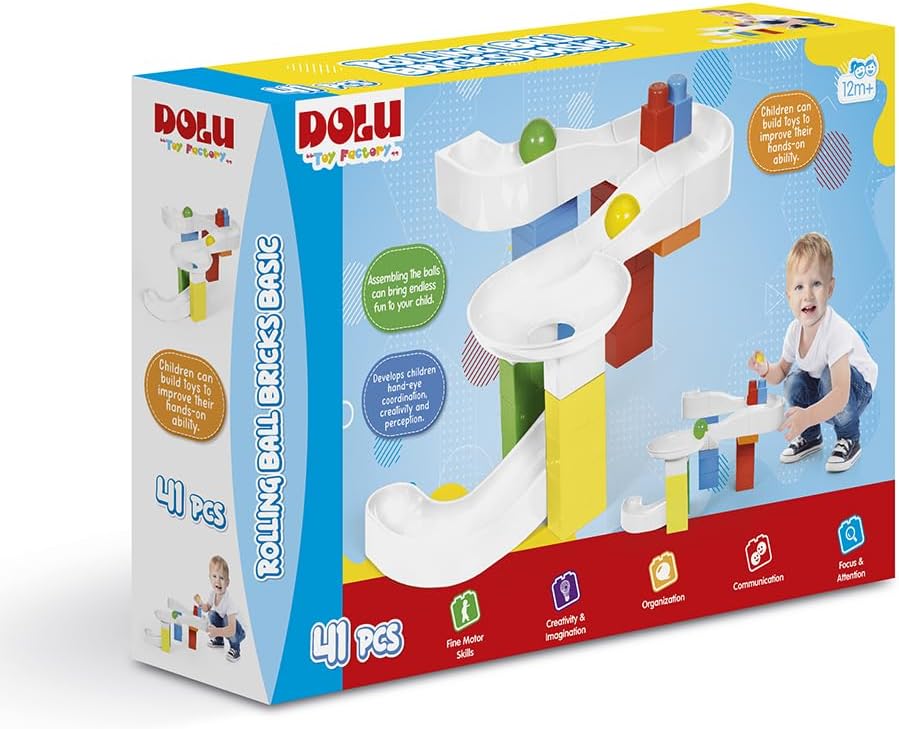 Dolu My 1st Jumbo Ball XL Marble Run 5164 – 79 Pieces