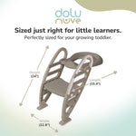 Dolu Toilet Trainer with Adjustable Ladder 7243 – Stone Gray