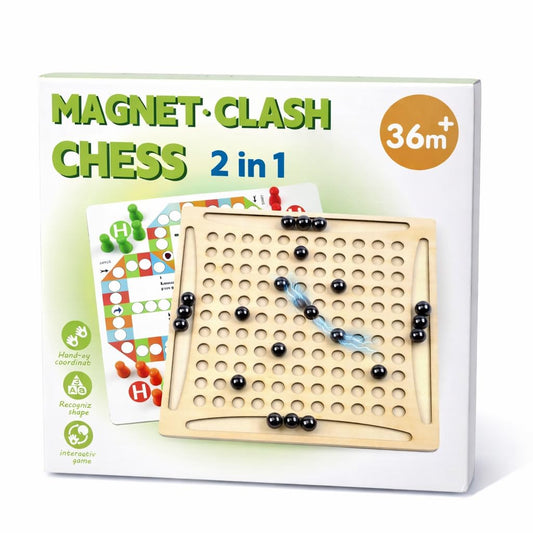 Magnet Clash Chess 2-in-1 Strategy Board Game