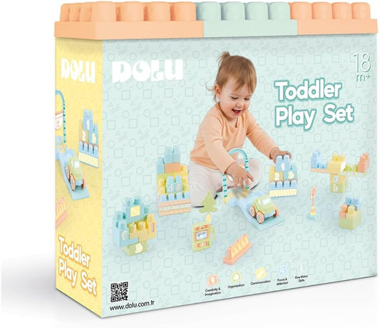 Dolu Road & Blocks Set 5235 – 50 Pieces