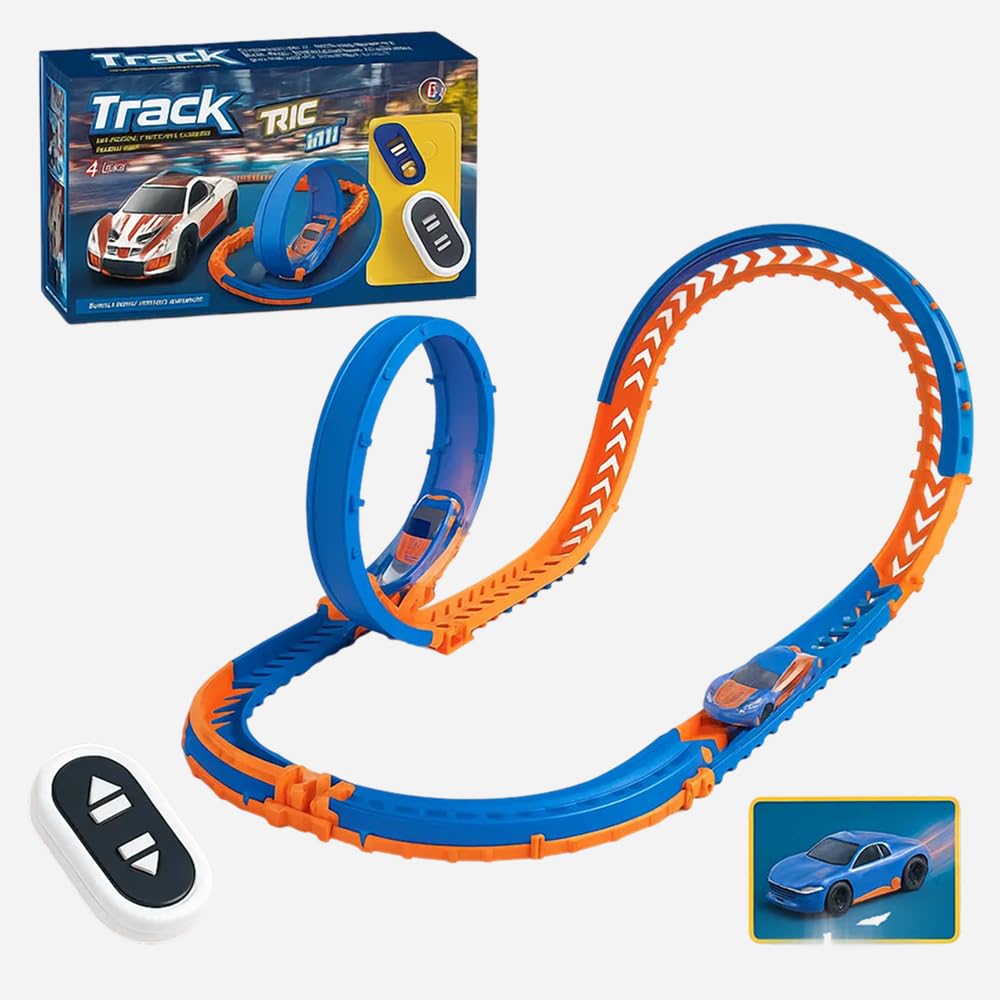 High-Speed RC Car Racing Track Set