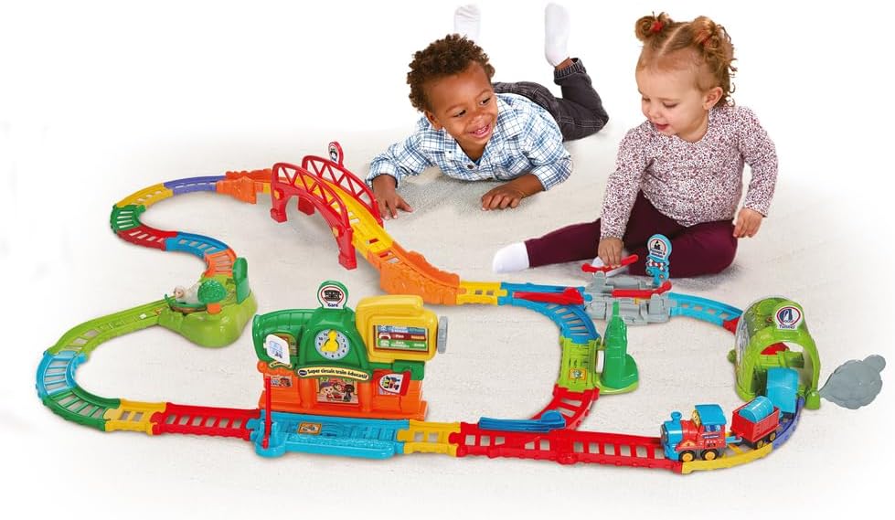 VTech Tut Tut Bolides Super Circuit Train – Educational Train Set