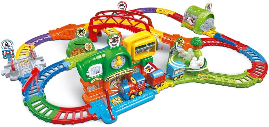 VTech Tut Tut Bolides Super Circuit Train – Educational Train Set