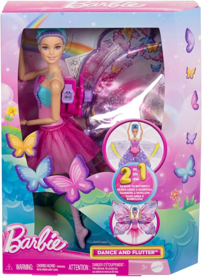 Barbie Dreamtopia Butterfly Dancer Doll HXJ10 – 2-in-1 Fairy Doll