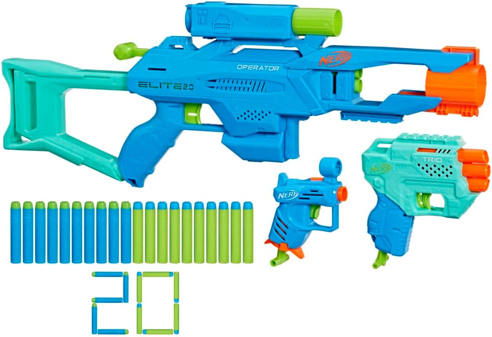 NERF Elite 2.0 Ultimate Blaster 3-Pack F5402 – 50 Darts