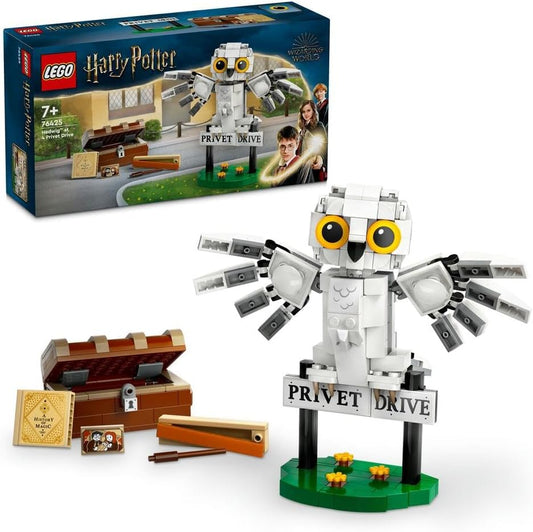 LEGO Harry Potter Hedwig at 4 Privet Drive 76425 – Buildable Owl, 337 Pieces