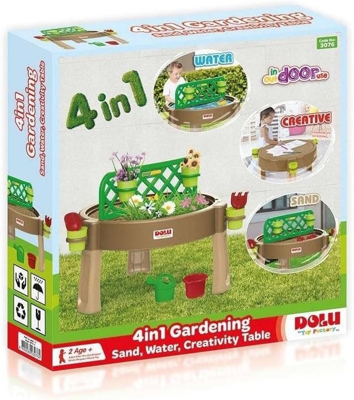 Dolu 4-in-1 Gardening, Sand & Water Activity Table 3076