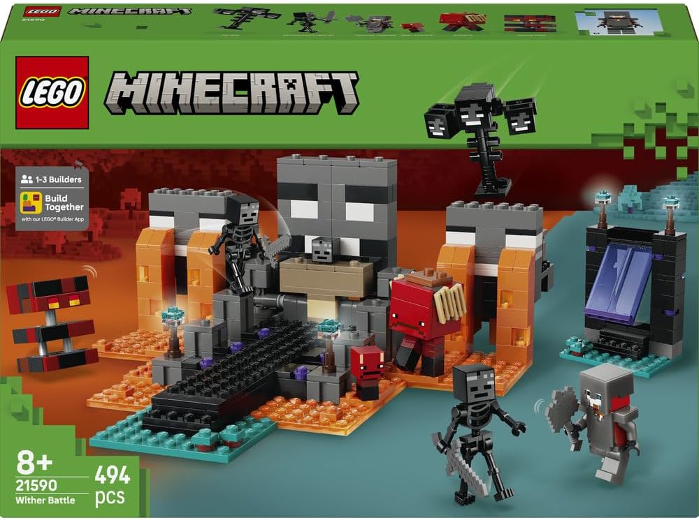 LEGO Minecraft The Wither Battle 21590 – Minecraft Building Set, 494 Pieces