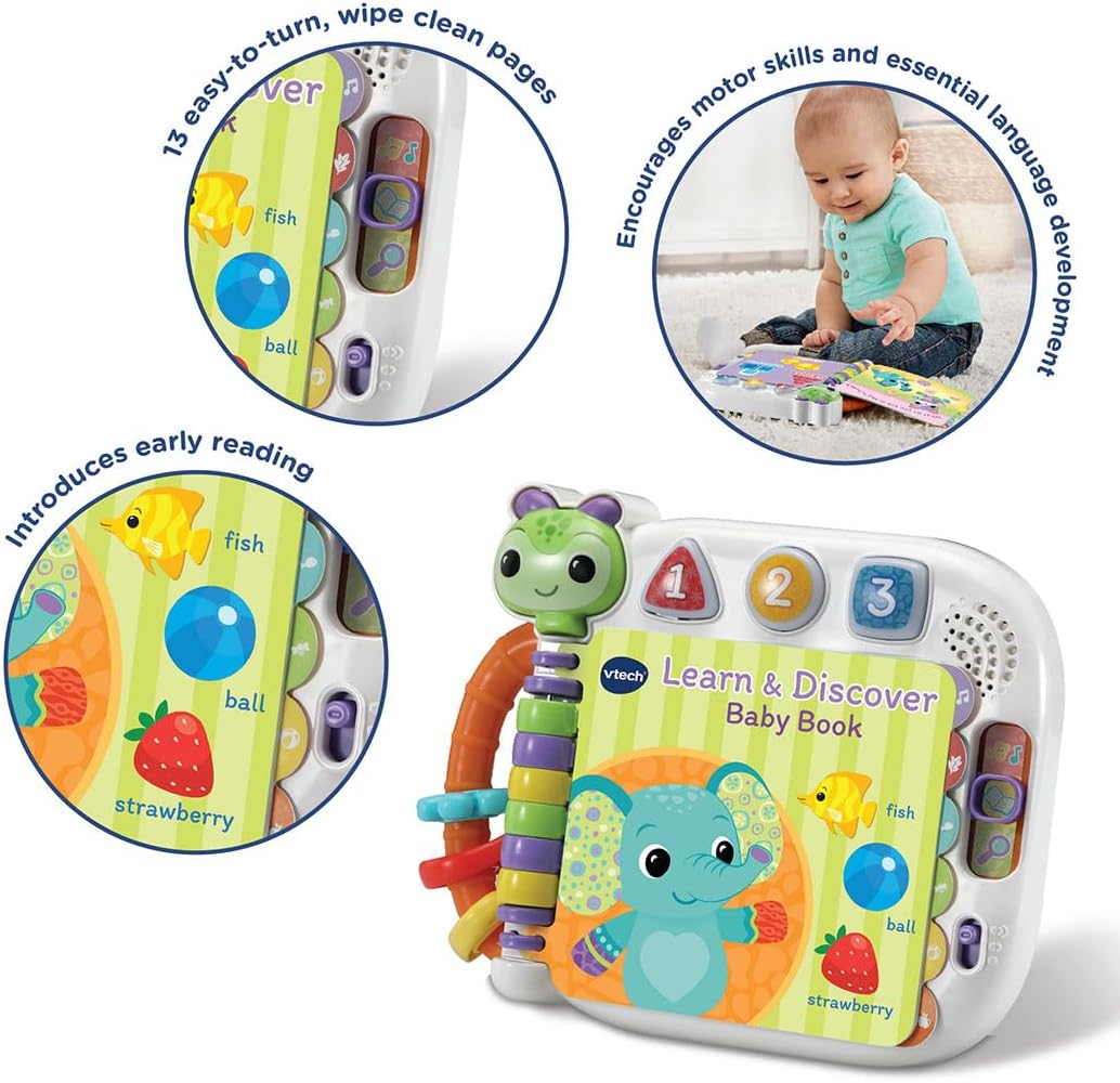 VTech Learn & Discover Giraffe Book – Interactive Baby Book