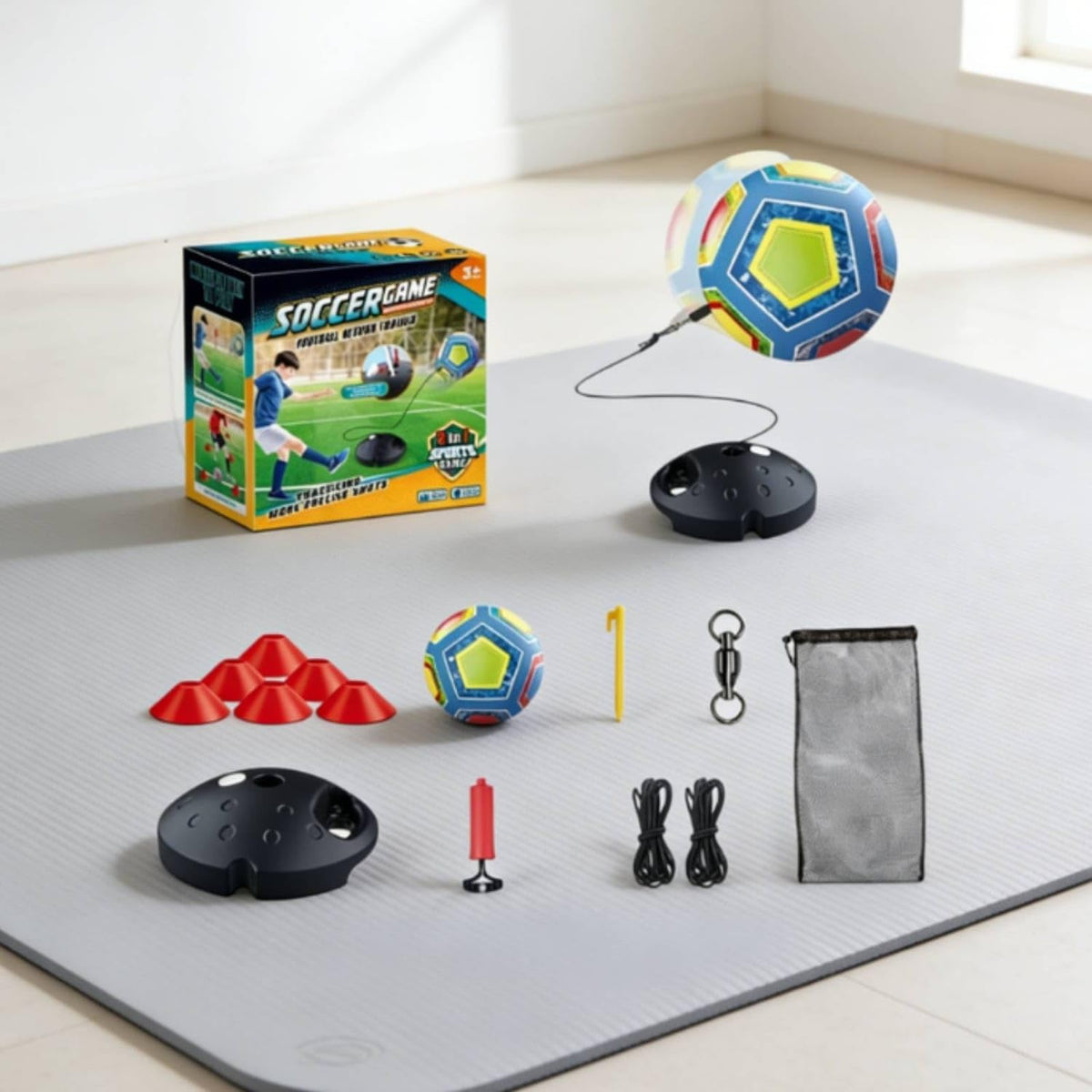 Soccer Practice Return Trainer 7888-53B – Football Training Game