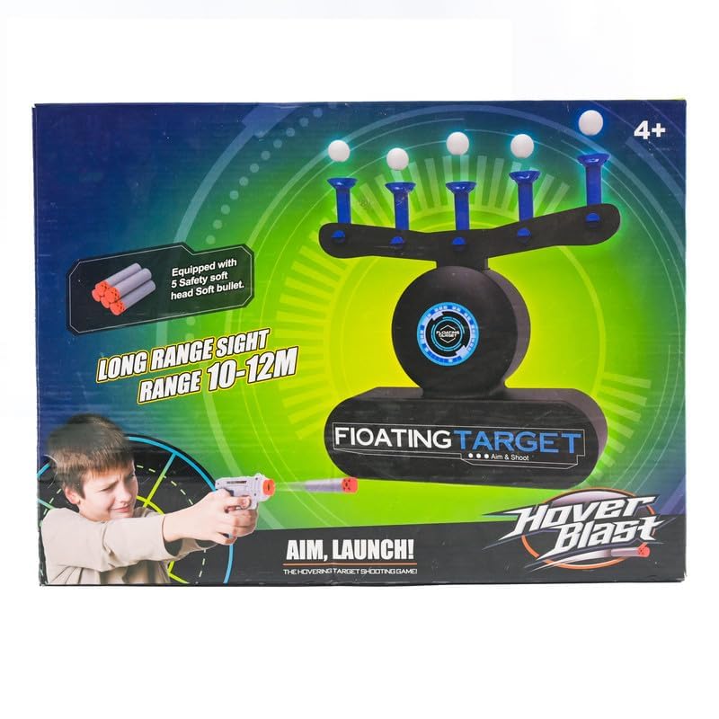 Hover Blast Floating Target Game | Foam Dart Blaster & Air-Powered Base