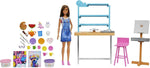 Barbie Relax & Create Art Studio HCM85 – Creative Art & Pottery Playset