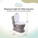Dolu XL Educational Potty Stone Gray 7564