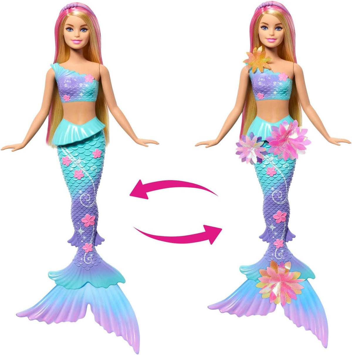 Barbie Dreamtopia Flower Magic Mermaid JDM72 – Blonde Mermaid Doll