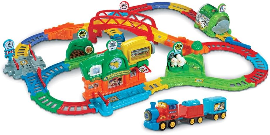 VTech Tut Tut Bolides Super Circuit Train – Educational Train Set