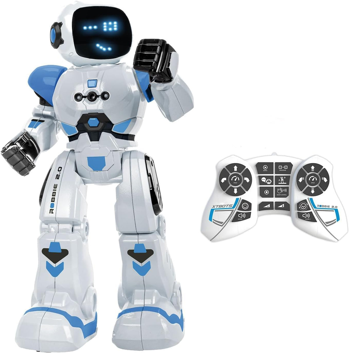 Xtrem Bots Robbie 2.0 Robot – RC Programmable Robot